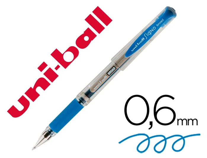 Uni-Ball Signo Broad UM-153 Azul 1,0 mm (Caja de 12 unidades) Uni-Ball Signo Broad UM-153 Azul 1,0 mm (Caja de 12 unidades)