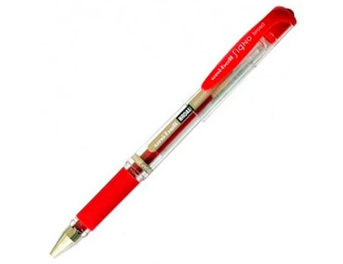 Uniball UM-153 Bolígrafo Signo Broad Tinta Gel Rojo Punta 1 mm