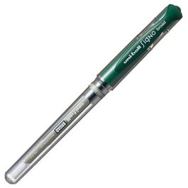 Uni-Ball Signo Broad UM-153 Bolígrafo de Tinta Gel Verde 1,0 mm Caja 12 Unidades