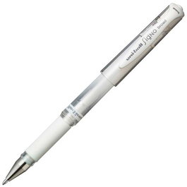 Uni-Ball Signo Broad UM-153 Bolígrafo Rollerball 1.0 mm Blanco Caja 12 Ud