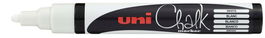 Marcador Tiza Liquida Uni-Ball Chalk Marker (Pwe-5M) 1,8-2,5 Mm Blanco (Set de 6)