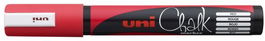 Marcador Tiza Liquida Uni-Ball Chalk Marker (Pwe-5M) 1,8-2,5 Mm Rojo (Set de 6)