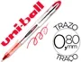Uniball UB-200 Vision Rotulador Roller Tinta Líquida Punta de Acero Inoxidable 0,8 mm Trazo 0,6 mm Rojo Unidad