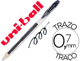 Uni-Ball UM-120 Bolígrafo Rollerball 0.7 mm Negro Caja 12 Unidades