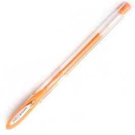 Uni-Ball UM-120AC Bolígrafo Rollerball Tinta Gel Pastel Naranja 0.7mm Caja 12 Unidades