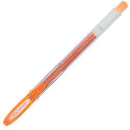 Uni-Ball UM-120SP Bolígrafo Rollerball Efecto Purpurina Punta 1.0 mm Naranja Caja 12 Ud