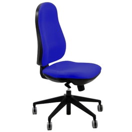 Unisit Silla Administrativa Sincro Ariel Azul (Reposabrazos no incluido)