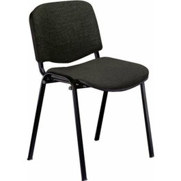 Unisit Silla Confidente Dado Tapizada Negra