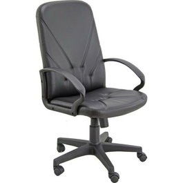 Unisit Sillón Dirección Dante Cuero Negro