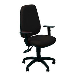 Unisit Silla Administrativa TETE Negra con Reposabrazos Ajustables