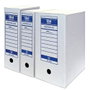 Unisystem Caja de Archivo Definitivo Folio en Cartón Blanco, Pack de 50 Unidades