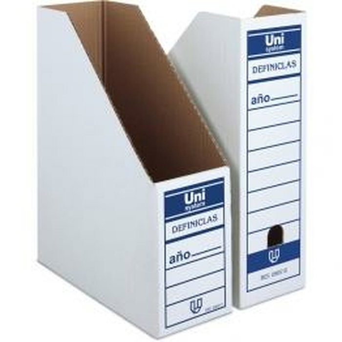 Unisystem Definiclas Box Revistero Cartón -12U- Unisystem Definiclas Box Revistero Cartón -12U-
