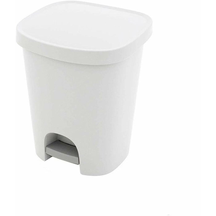 ORYX Cubo de basura con pedal 25 litros blanco ORYX Cubo de basura con pedal 25 litros blanco