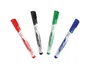 Bic Velleda Liquid Ink Pocket Marcador para Pizarra Blanca Negro, Pack de 12