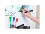 Bic Velleda Liquid Ink Pocket Marcador para Pizarra Blanca Negro, Pack de 12