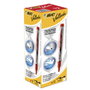 Bic Velleda Marcadores para Pizarra Blanca Rojo, Pack de 12