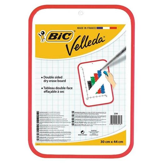 Velleda Pizarra Blanca Portátil Doble Cara 30x44 cm Marco Rojo Velleda Pizarra Blanca Portátil Doble Cara 30x44 cm Marco Rojo