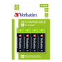 Verbatim Pilas Recargables AA NiMH 2500 mAh (Pack de 4) HR06 49517