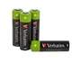 Verbatim Pilas Recargables AA Premium HR6 1,2V 2500mAh (Pack de 4)