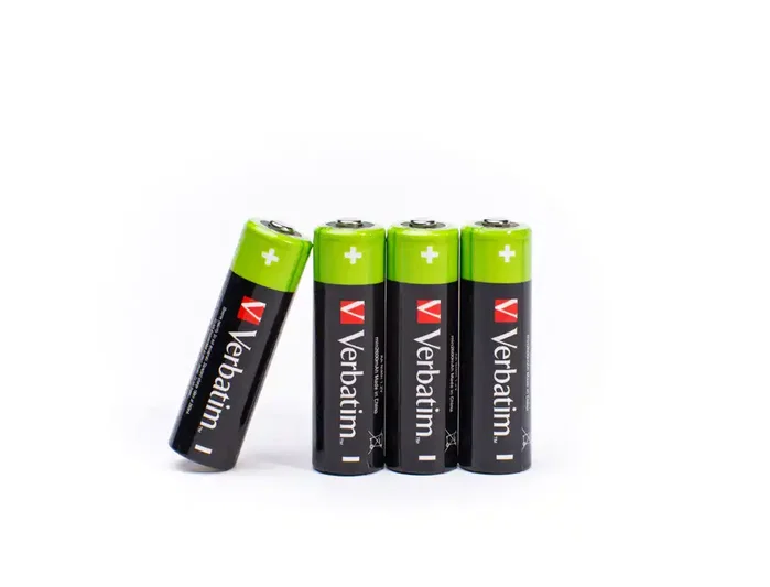 Verbatim Pilas Recargables AA Premium HR6 1,2V 2500mAh (Pack de 4)