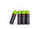 Verbatim Pilas Recargables Premium HR6 AA, 1.2V, 2500mAh, Pack de 4