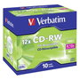 Verbatim CD-RW 700MB 12x Pack de 10 unidades Jewel Case