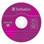 Verbatim DVD+RW 4,7 GB 4x Speed Pack de 5 Slim Case Superficie de Color