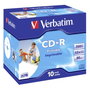 Verbatim DataLifePlus CD-R 700MB 52x Imprimible Pack 10 Unidades