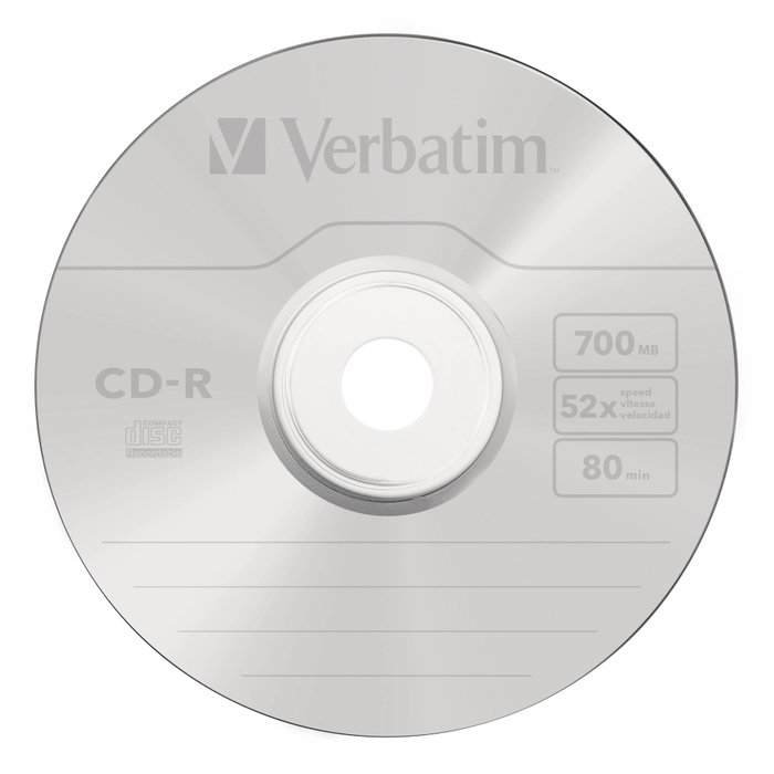 Verbatim DataLifePlus Crystal CD-R 700 MB 52x (Pack de 10 unidades)