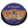 Verbatim DVD-R Advanced AZO 4,7GB 16x Plata mate (10 unidades)