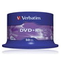 Verbatim DVD+R 4,7 GB 16x Plata mate (50 unidades)