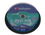 Verbatim DVD-RW 4,7 GB 4x Tarrina de 10 unidades Plata mate
