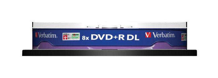 Verbatim DVD+R Doble Capa 8,5GB 8x Pack de 10