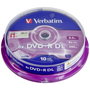 Verbatim DVD+R Doble Capa 8x 8,5GB Pack de 10