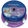 Verbatim DVD+R Doble Capa 8,5GB 8x 25 Pack Spindle Matt Inkjet Printable