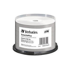 Verbatim DataLifePlus DVD-R 4,7 GB 16x Imprimible Pack de 50
