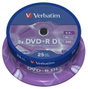 Verbatim DVD+R Double Layer 8x 8,5GB 25 Pack Plata Mate