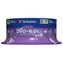 Verbatim DVD+R Double Layer 8,5GB 8x Plata mate (25 unidades)