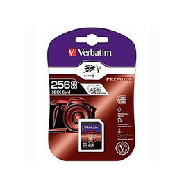 Verbatim Tarjeta SD 256GB SDXC Premium Clase 10 - Tarjeta de Memoria Externa