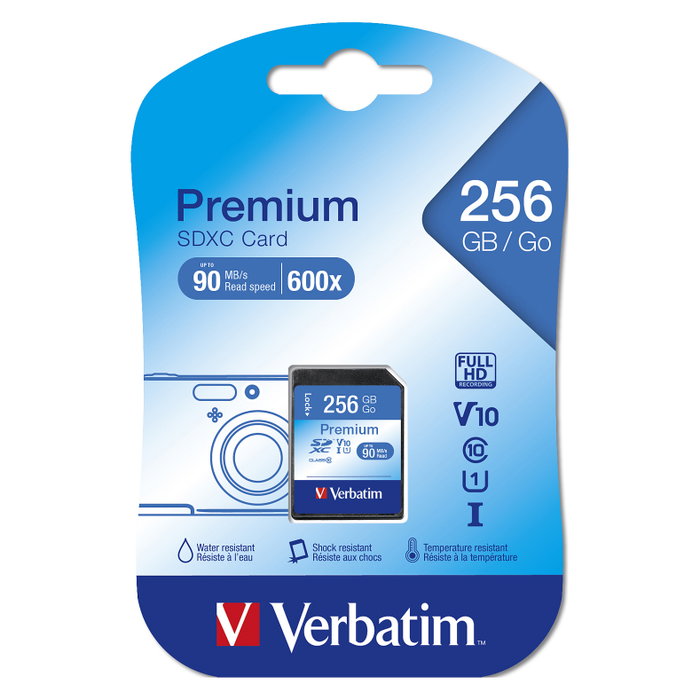 Verbatim Premium SDXC 256 GB Clase 10