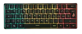 Verbatim KingPin X1 Teclado Gaming 60% RGB Español Negro