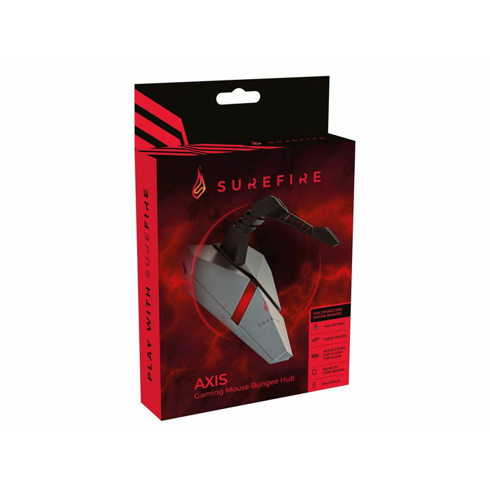 Surefire SureFire Axis Bungee Hub con 3 Puertos USB 3.2 y Lector microSD