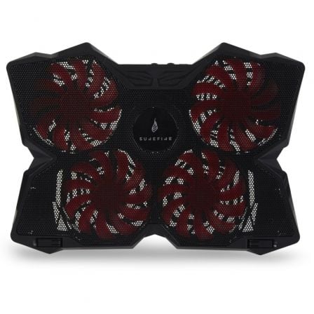 Verbatim Soporte Para Portátil Surefire Bora Gaming Laptop Cooling Pad Red