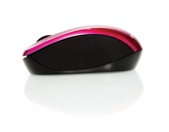 Verbatim GO NANO Ratón Inalámbrico Compacto Ambididestro Fucsia