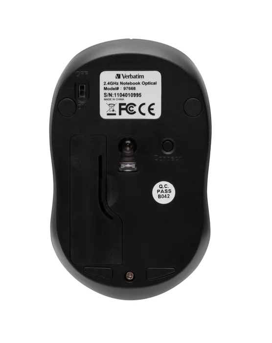 Verbatim GO NANO Ratón Inalámbrico Ambidiestro 1600 DPI Naranja Volcánico