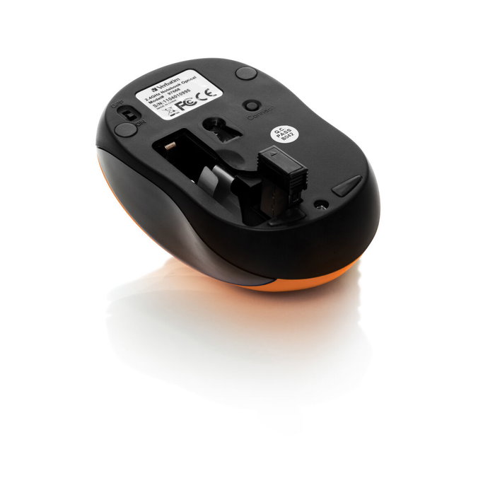 Verbatim GO NANO Ratón Inalámbrico Ambidiestro 1600 DPI Naranja Volcánico