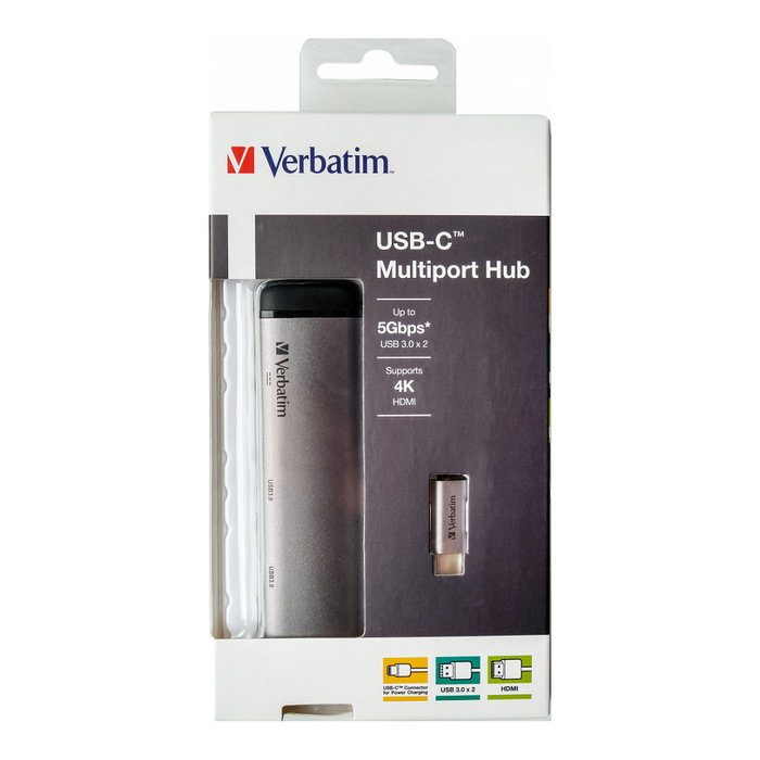 Verbatim USB-C Multiport Hub 49140 HDMI/2xUSB-A/USB-C