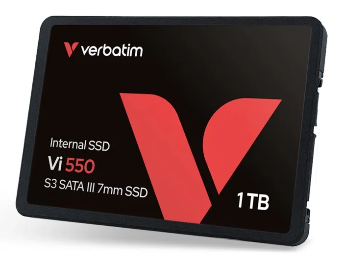 Verbatim SSD Interno Vi550 S3 1TB 2.5" SATA 3 (560MB/s) - Unidad de Estado Sólido 3D NAND para PC y Portátil