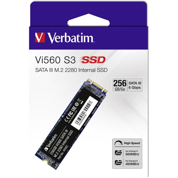 Verbatim Vi560 S3 M.2 SSD 256 GB