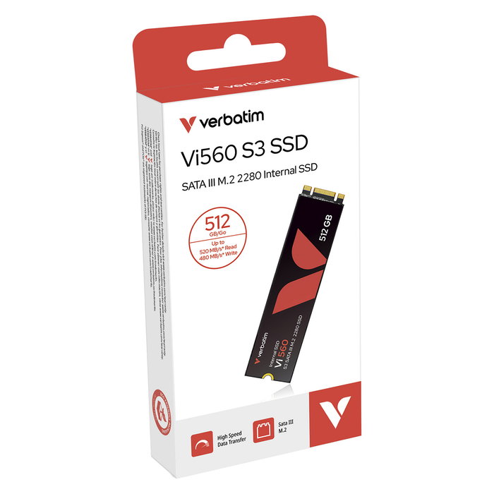 Verbatim Vi550 S3 M.2 SSD 512GB – Disco de Estado Sólido Verbatim Vi550 S3 M.2 SSD 512GB – Disco de Estado Sólido